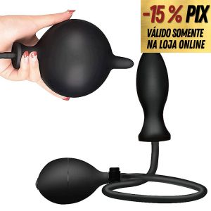PLUG ANAL INFLÁVEL - 11,5CM X 3,5CM