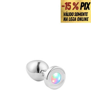 PLUG ANAL M&Eacute;DIO COM LED