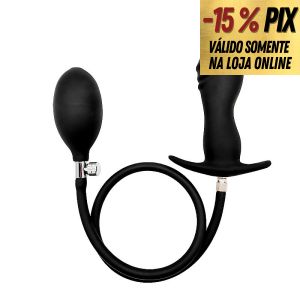 PLUG ANAL INFLÁVEL EM FORMATO DE GLANDE