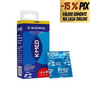 K-MISINHA - PRESERVATIVO EXTRA LUBRIFICADO 8 UNIDADES