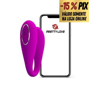 PRETTY LOVE AUGUST - VIBRADOR DE CASAL COM CONTROLE POR APP