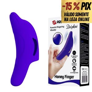PRETTY LOVE DELPHINI - DEDEIRA RECARREGÁVEL COM 10 MODOS DE VIBRAÇÕES