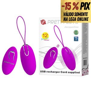 PRETTY LOVE JACQUELINE - VIBRADOR BULLET COM CONTROLE REMOTO