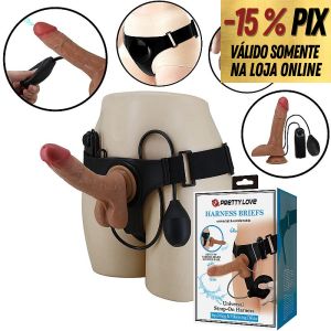 PRETTY LOVE OHER - STRAP ON QUE EJACULA COM VIBRO