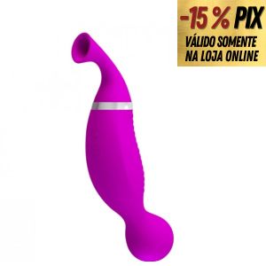 PRETTY LOVE ROMANCE - VIBRADOR 3 EM 1 RECARREGÁVEL