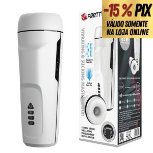 PRETTY LOVE SIENNA - MASTURBADOR LANTERNA COM VIBRAÇÃO E FUNÇÃO SUCÇÃO