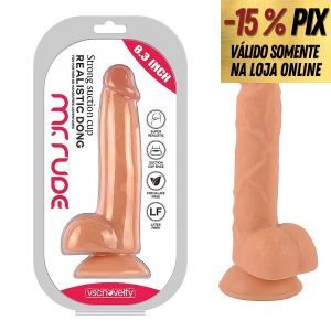 MR. RUDE - PRÓTESE REALÍSTICA COM VENTOSA 