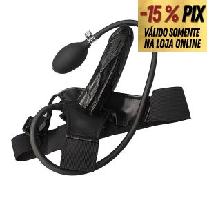 PRÓTESE INFLÁVEL EM FORMATO DE PÊNIS COM CINTA