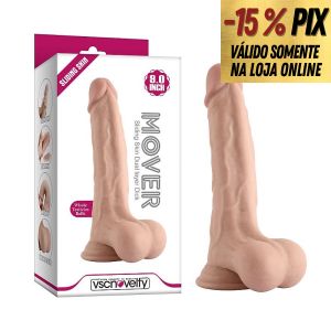 PRÓTESE REALÍSTICA EM CYBERSKIN COM VÉRTEBRA - 23CM X 4,6CM