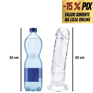 PR&Oacute;TESE EM FORMATO DE P&Ecirc;NIS COM VENTOSA - 32CM X 6CM