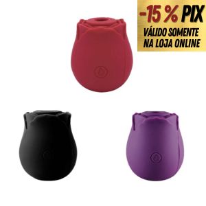 ROSE JOY - ESTIMULADOR DE CLIT&Oacute;RIS COM 10 MODOS DE PULSA&Ccedil;&Atilde;O