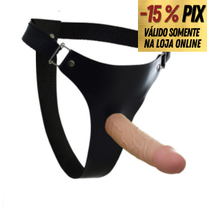 PRÓTESE COM CINTA 17,5 X 4CM - REAL PETER