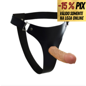 PRÓTESE COM CINTA 15,5 X 3,5 CM - REAL PETER