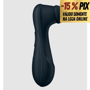 SATISFYER PRO 2 GEN. 3 CONNECT APP - ESTIMULADOR DE CLITÓRIS COM CONTROLE POR APP - DARK GREY