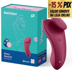 SATISFYER SEXY SECRET CONNECT APP - VIBRADOR DE CALCINHA COM IMÃ E CONTROLE POR APP