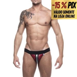JOCKSTRAP ZIPER VERMELHO - SD