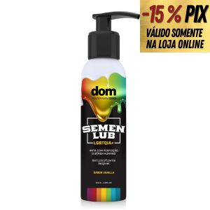SEMEN LUB VANILLA - LUBRIFICANTE COMESTÍVEL COM TEXTURA DE SÊMEN