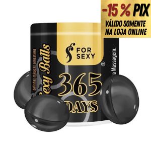 BOLINHA FUNCIONAL SEXY BALLS 365 DAYS - FOR SEXY