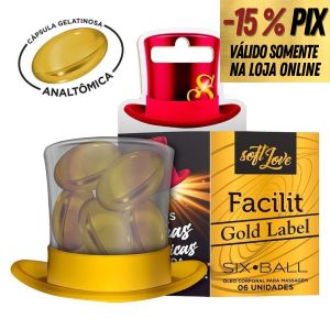 SIX BALL FACILIT 06 UNIDADES -  SOFT LOVE