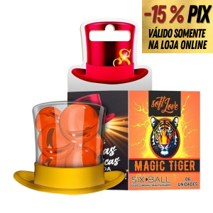 SIX BALL MAGIC TIGER 06 UNIDADES -  SOFT LOVE