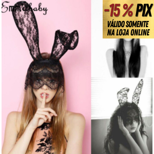 MÁSCARA DE COELHO RENDADA SEXY