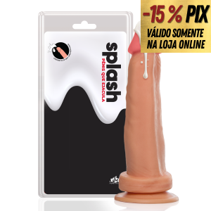 SPLASH - PRÓTESE EM FORMATO DE PÊNIS QUE EJACULA 16CM X 4CM