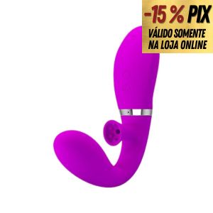 PRETTY LOVE MAGIC FINGER - VIBRADOR PARA PONTO G E CLITÓRIS COM SUCÇAO