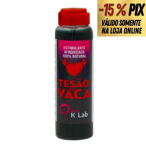 TESÃO DE VACA ESTIMULANTE AFRODISÍACO DOSE ÚNICA - K-LAB