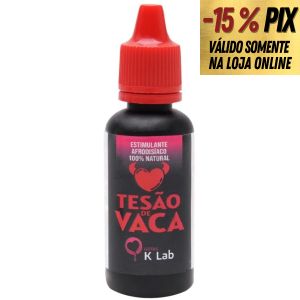 TES&Atilde;O DE VACA ESTIMULANTE AFRODIS&Iacute;ACO NATURAL 20ML K-LAB