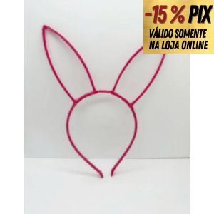 TIARA ORELHAS DE COELHO SIMPLES
