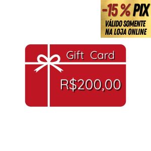 GIFT CARD R$200,00