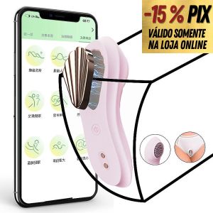 VIBRADOR DE CALCINHA COM IMÃ E CONTROLE POR APP À LONGA DISTÂNCIA