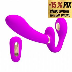 PRETTY LOVE THUNDERBIRD - VIBRADOR STRAPLESS COM FUNÇÃO CHOQUE