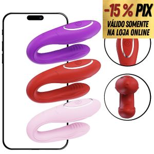 VIBRADOR DE CASAL COM CONTROLE POR APP