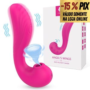 S-HANDE ANGEL'S WINGS - VIBRADOR PARA PONTO G E CLITÓRIS COM PULSAÇÃO