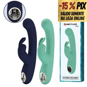 PRETTY LOVE LAMAR - VIBRADOR PARA PONTO G E CLITORIS COM PAINEL LED