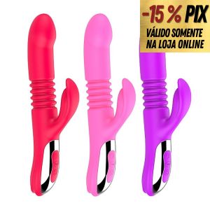 STRETCH - VIBRADOR PARA PONTO G E CLITÓRIS COM VAI E VEM