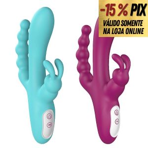 S-HANDE JOKER - VIBRADOR 3 EM 1 RECARREGÁVEL
