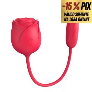 IMMORTAL FLOWER 9 - ESTIMULADOR DE CLITÓRIS COM PULSAÇÃO E BULLET FUNÇÃO IMPULSO