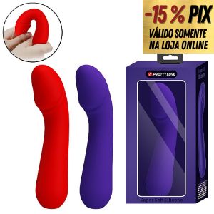 PRETTY LOVE SUPER SOFT - VIBRADOR PARA PONTO G RECARREGÁVEL EM SILICONE ULTRA MACIO