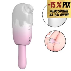 S-HANDE BITE ME - VIBRADOR COM ESTIMULADOR DE CLITÓRIS COM PULSAÇÃO