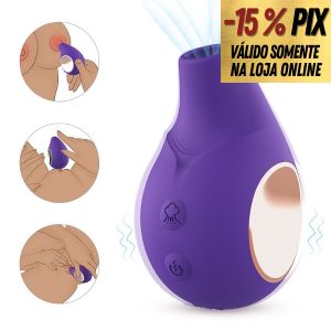 GEORGE - ESTIMULADOR DE CLITÓRIS COM VIBRAÇÃO E PULSAÇÃO