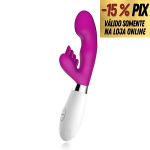 VIBRADOR PARA PONTO G E CLITÓRIS COM 10 MODOS DE VIBRAÇÕES E TEXTURA