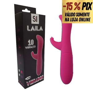 LAILA - VIBRADOR PARA PONTO G RECARREGÁVEL COM 10 MODOS DE VIBRAÇÕES