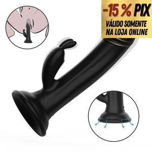 S-HANDE KING CEASAR - VIBRADOR RECARREGÁVEL PARA PONTO G E CLITÓRIS COM VENTOSA