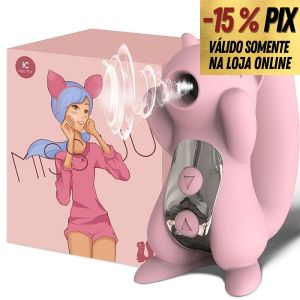 ESTIMULADOR DE CLITÓRIS  RECARREGÁVEL COM FUNÇÃO PULSAÇÃO E VIBRAÇÃO