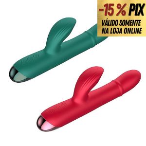 VIBRADOR PARA PONTO G E CLITÓRIS COM TRIPLA ESTIMULAÇÃO
