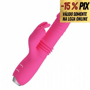 PRETTY LOVE DOROTHY -  VIBRADOR PARA PONTO G E CLITÓRIS COM VAI E VEM