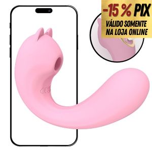 VIBRADOR PARA PONTO G E CLITÓRIS COM CONTROLE POR APP Á LONGA DISTANCIA