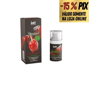 VIBRATION GEL EXCITANTE QUE VIBRA SABOR MAÇÃ DO AMOR 17ML - INTT